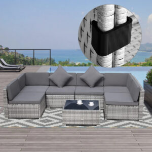 Furniture Clips, Outdoor Sectional Couch Connectors, Wicker Furniture Chair Clamps For A Module Patio Sofa, Set Of 10