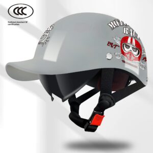 Unisex Half-face Sun-protection Electric Scooter Helmet