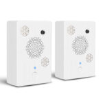 2Pack 2026 Upgraded Rechargeable Ultrasonic Bat Repellent Indoor Outdoor Bird Mouse Dog Deterrent Device With 3 Ultrasonic Speakers For Attic Porch House