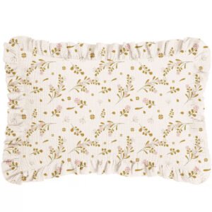 Breathable Cotton Gauze Ruffle Pillowcase For Children