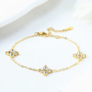 French Babys Breath Bracelet Necklace And Earrings Set