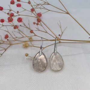 Creative, Versatile Tigers Eye Pendant And Waterdrop Earrings Set