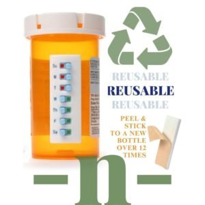 Reusable Pill Tracker Tracking And Reminders Tool