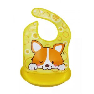 Detachable No-wash Waterproof Silicone-like Bib For Kids