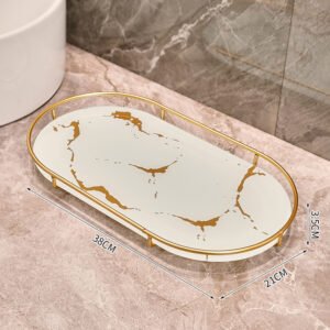 Light-luxury Bathroom Shelf Tray