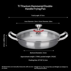 Non-stick Titanium Frying Pan For Cooking Steak And Fish At Home