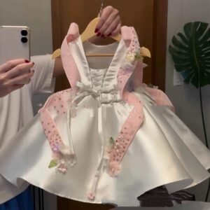 Little Girl Princess Puffy Skirt Wedding Flower Girl