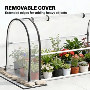 Garden Bed With Mini Greenhouse