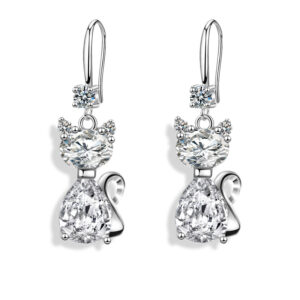 Womens Trendy Zircon Stud Earrings