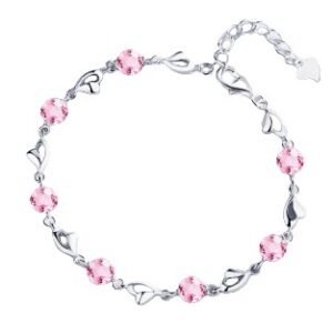 925 Sterling Silver Heart Of The Ocean Bracelet