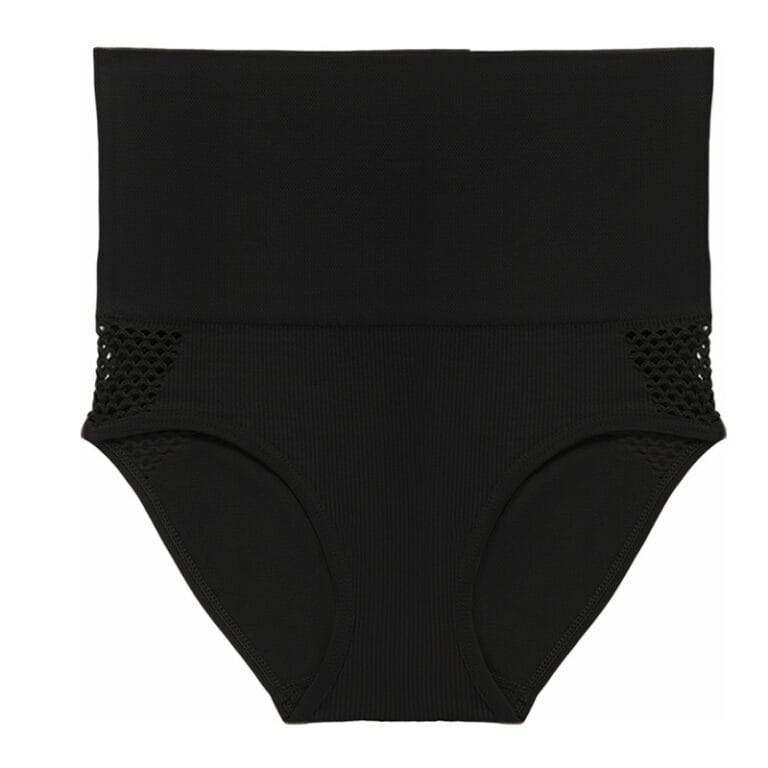 Womens Hollowed-Out High-Waisted Tummy-Control Shaping Butt-Lifting Underwear