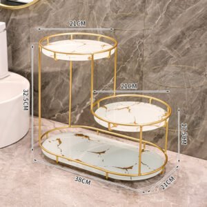 Light-luxury Bathroom Shelf Tray