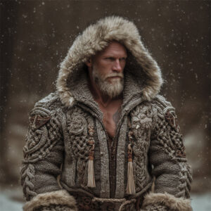 Men’s Casual Printed Hoodie With No Pockets