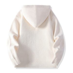 Mens Knitted Fashion Lapel Sweater Cardigan