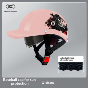 Unisex Half-face Sun-protection Electric Scooter Helmet
