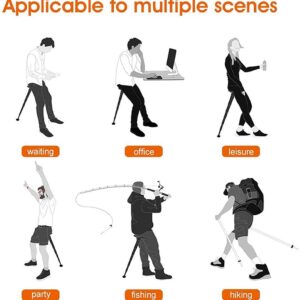 Foldable Portable Mini Telescopic Stool For Travel And Queuing