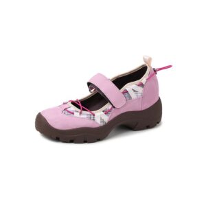 Retro Leather Chunky-soled Velcro Sneakers