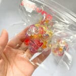 DIY Rainbow Bead Ball Rattle Ball Filling Set A Squeeze Toy For Stress Relief