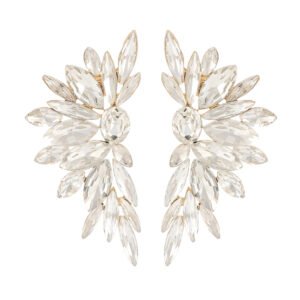 Fashionable Rhinestone Alloy Large Earrings