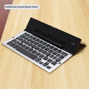 Geyes Bluetooth Wireless Foldable Keyboard, Three-System Dual-Mode