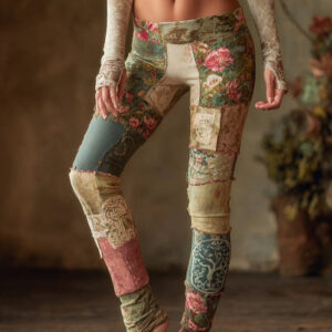 Womens Halloween Face Digital-Print Yoga Base Layer