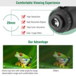1Pc 40 Plus 40 HD Optical Monocular Telescope With FMC Lens Low Light Vision Scope Phone Holder Tripod Compass For Bird Watching Hunting Camping Hiking Sport Event