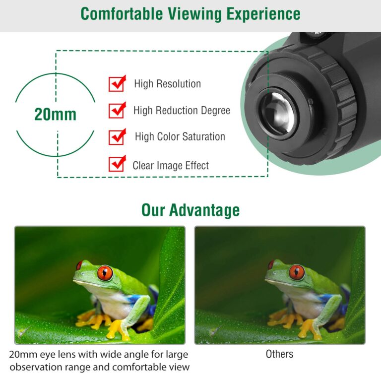 1Pc 40 Plus 40 HD Optical Monocular Telescope With FMC Lens Low Light Vision Scope Phone Holder Tripod Compass For Bird Watching Hunting Camping Hiking Sport Event