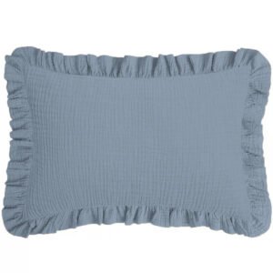 Breathable Cotton Gauze Ruffle Pillowcase For Children