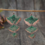 Vintage-style Multi-layer Alloy Earrings For Women