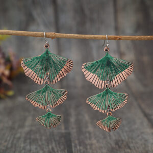 Vintage-style Multi-layer Alloy Earrings For Women