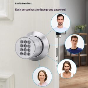 Smart Lock Electronic Password Door Lock For Indoor Use