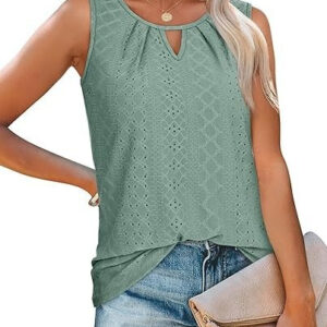 Womens Loose-fitting Casual Sleeveless Top