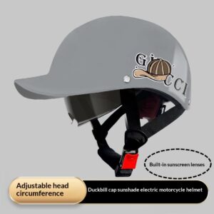 Unisex Half-face Sun-protection Electric Scooter Helmet