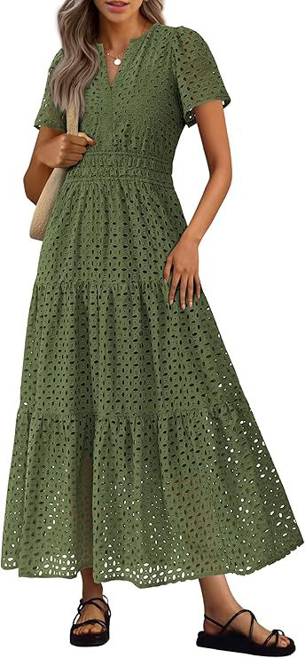 Women's Long Flowing Beach Vacation Dress - Image 13