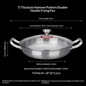 Non-stick Titanium Frying Pan For Cooking Steak And Fish At Home
