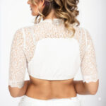 Elegant Classic Lace Base Shirt For Halloween