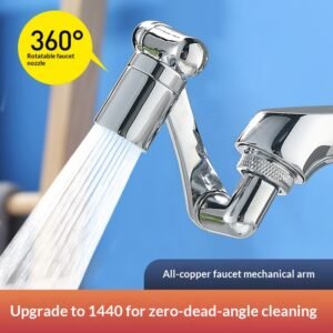 Swivel Aerator With Rotating Mechanical Arm For Faucets