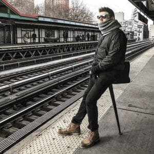 Foldable Portable Mini Telescopic Stool For Travel And Queuing