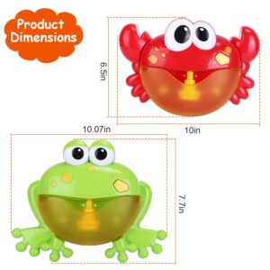 1Pc Frog Musical Bubble Bath Maker Baby Bath Toys For Bathtubs Toddler Bubble Machine For Bath