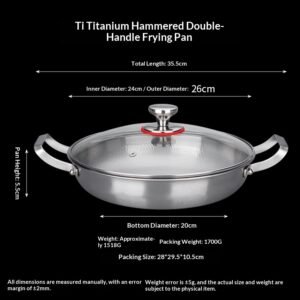 Non-stick Titanium Frying Pan For Cooking Steak And Fish At Home