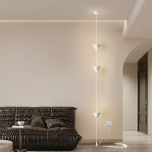 Hourglass Floor Lamp For The Living Room A Decorative Accent For The Sofa Backdrop Wall