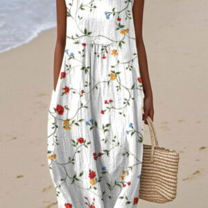 Fashionable Round-Neck Dress For Women