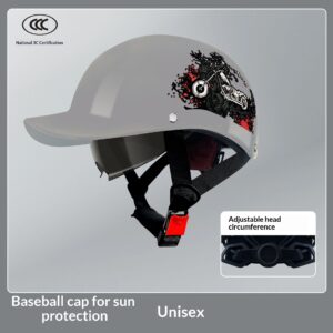 Unisex Half-face Sun-protection Electric Scooter Helmet