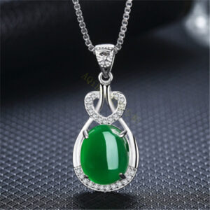 Waterdrop Blossom Carnelian Pendant With Green Chalcedony
