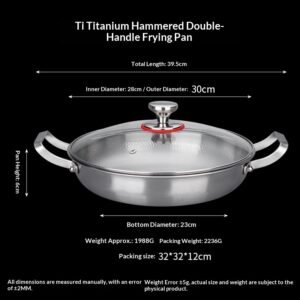 Non-stick Titanium Frying Pan For Cooking Steak And Fish At Home