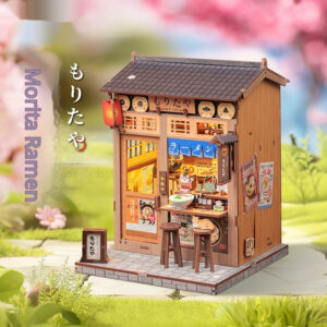 Handmade Miniature Assembly Cottage Model Building Blocks Ornament