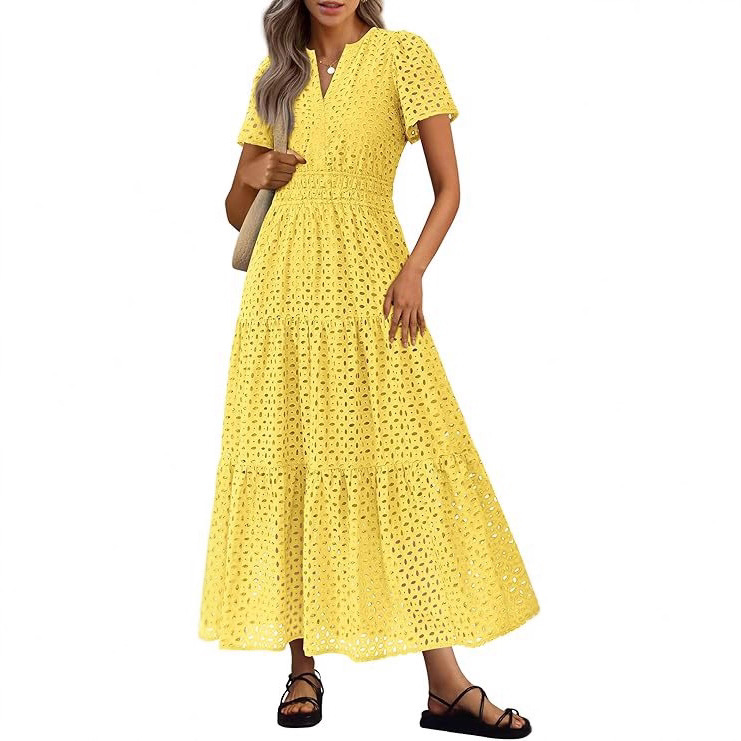 Women's Long Flowing Beach Vacation Dress - Image 14