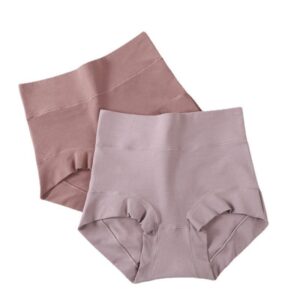 High Waisted Womens Plus Size Cotton Crotch In Solid Color