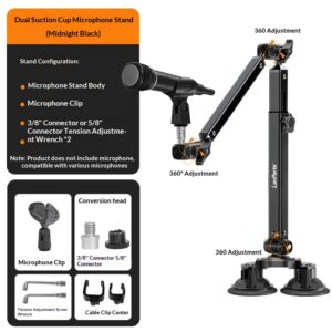 Lamptek Heavy-duty Microphone Boom Arm With Adjustable Extension