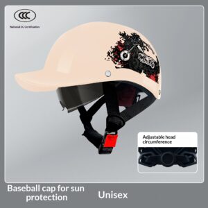 Unisex Half-face Sun-protection Electric Scooter Helmet